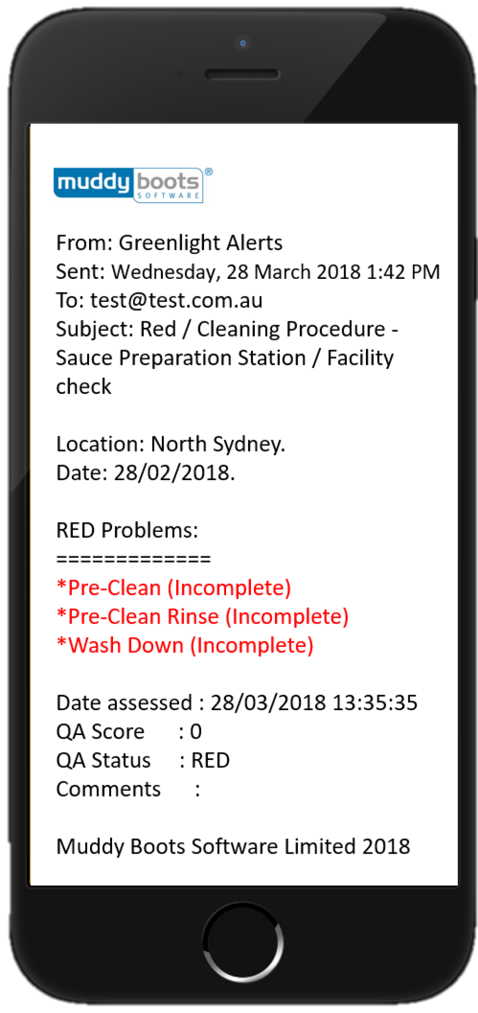 screenshot of Muddy Boots Software